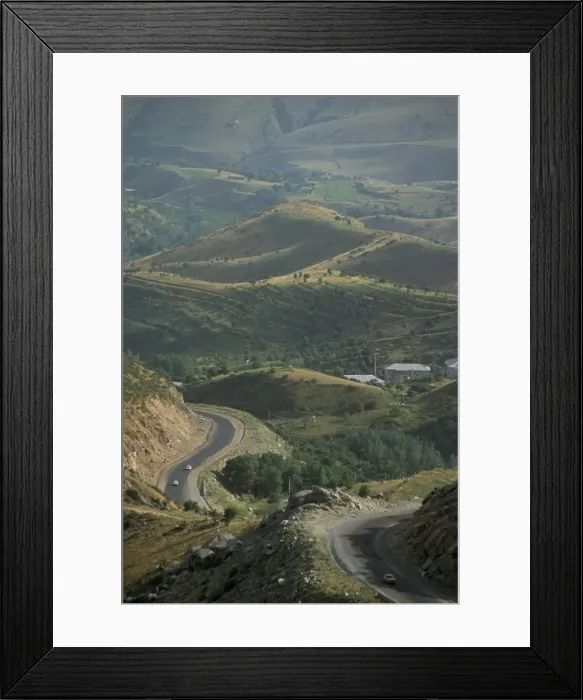 Framed Print : Road from Samarkand to Shakhrisabz Framed Print : Road from Samarkand to Shakhrisabz