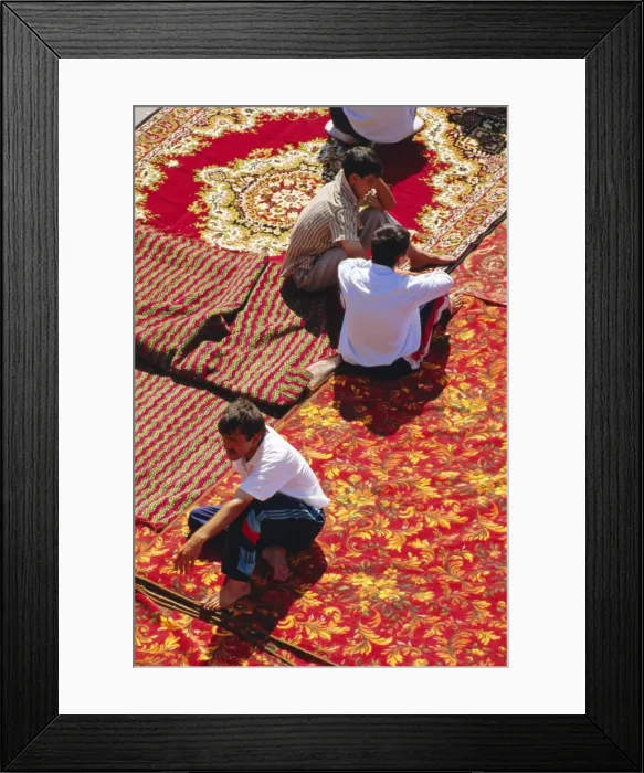 Framed Print : Carpet market Framed Print : Carpet market