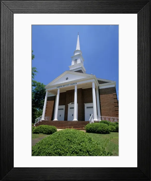 Framed Print : Baptist church at Camden in Wilson County Framed Print : Baptist church at Camden in Wilson County