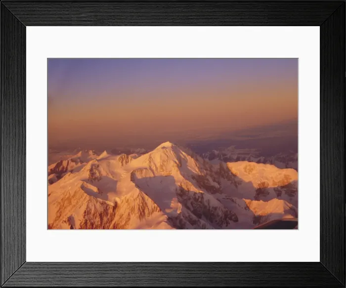 Framed Print : Aerial view of Mount McKinley Framed Print : Aerial view of Mount McKinley