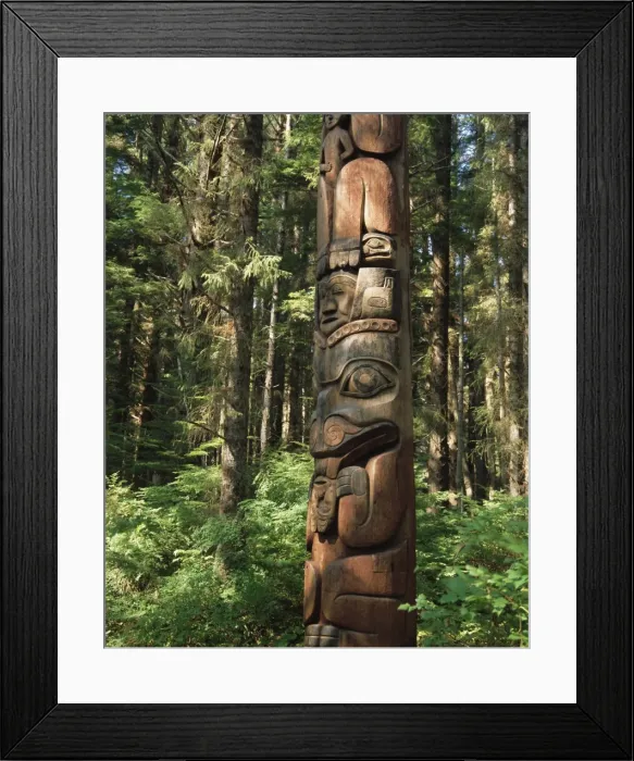 Framed Print : Totem, Sitka Framed Print : Totem, Sitka