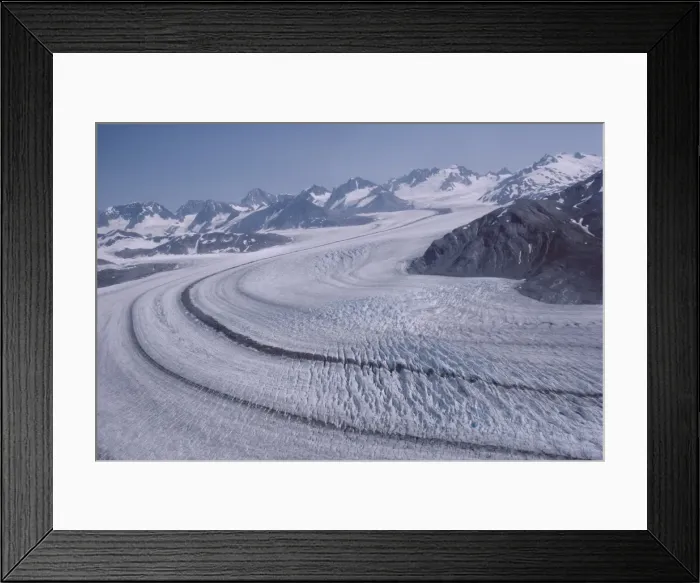 Framed Print : Icefields, Alaska Framed Print : Icefields, Alaska