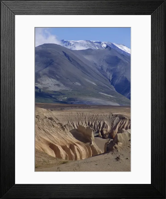Framed Print : Valley of Ten Thousand Smokes with ignimbrite of 1912 eruption Framed Print : Valley of Ten Thousand Smokes with ignimbrite of 1912 eruption