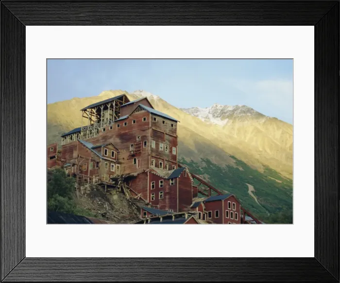 Framed Print : Old copper mine buildings Framed Print : Old copper mine buildings