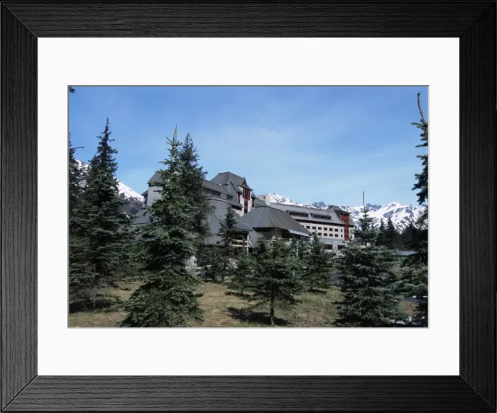 Framed Print : The Alyeska Resort