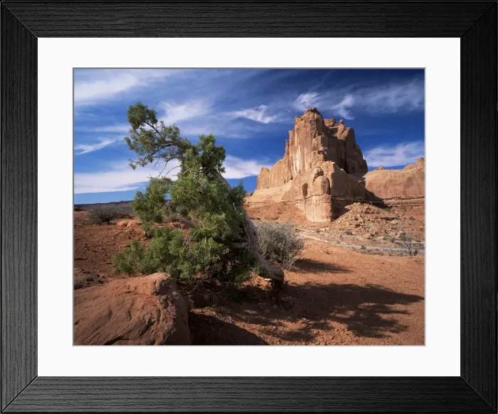 Framed Print : Sandstone cliffs