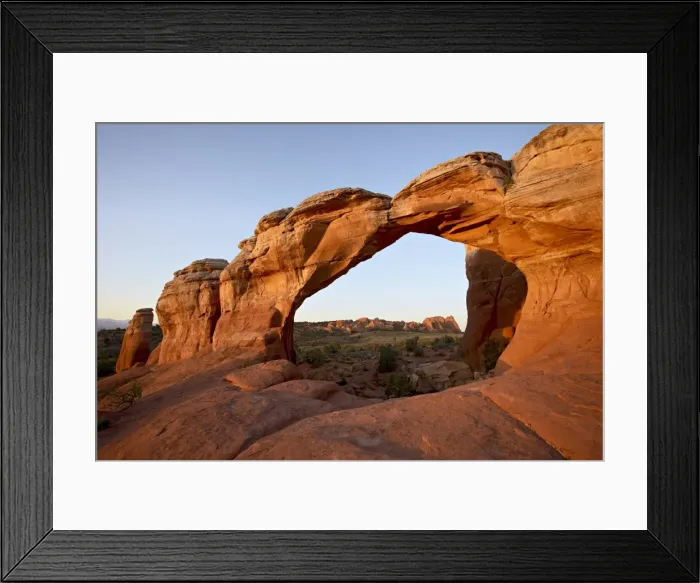 Framed Print : Broken Arch at dawn