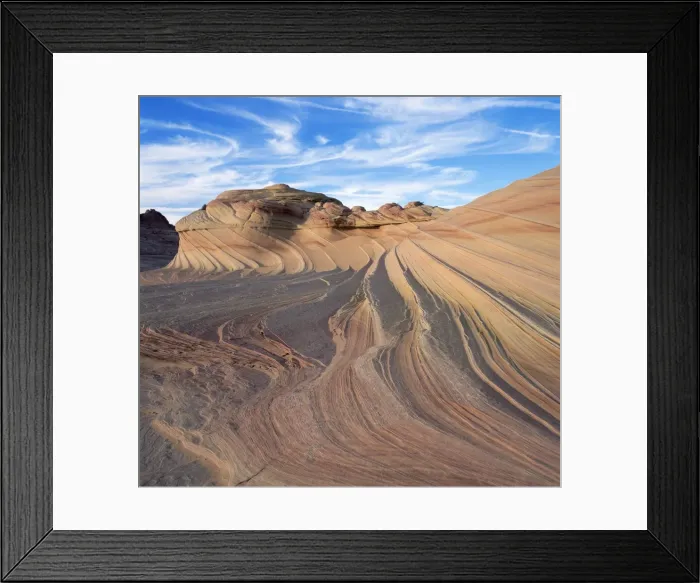 Framed Print : Rock formation known as Swirls on Colorado Plateau Framed Print : Rock formation known as Swirls on Colorado Plateau