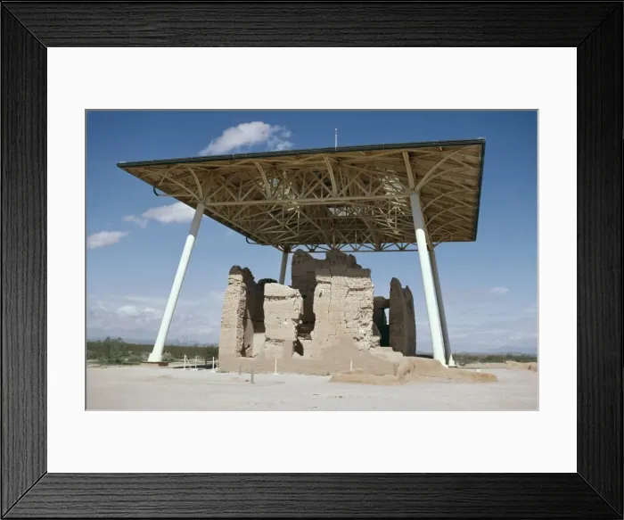 Framed Print : Hohokam Indian four storey caliche Framed Print : Hohokam Indian four storey caliche