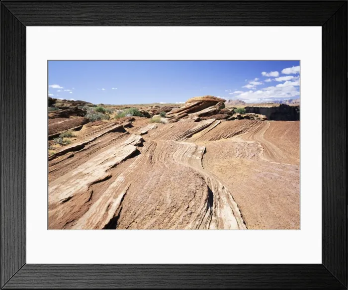 Framed Print : Sandstone rock formations Framed Print : Sandstone rock formations