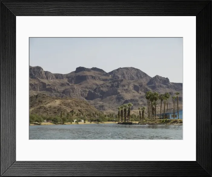 Framed Print : Colorado River dividing California and Arizona Framed Print : Colorado River dividing California and Arizona