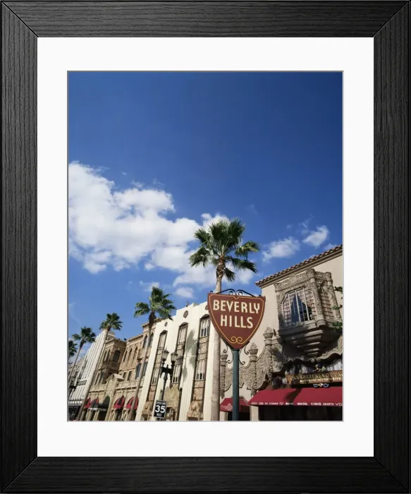 Framed Print : Beverly Hills sign Framed Print : Beverly Hills sign