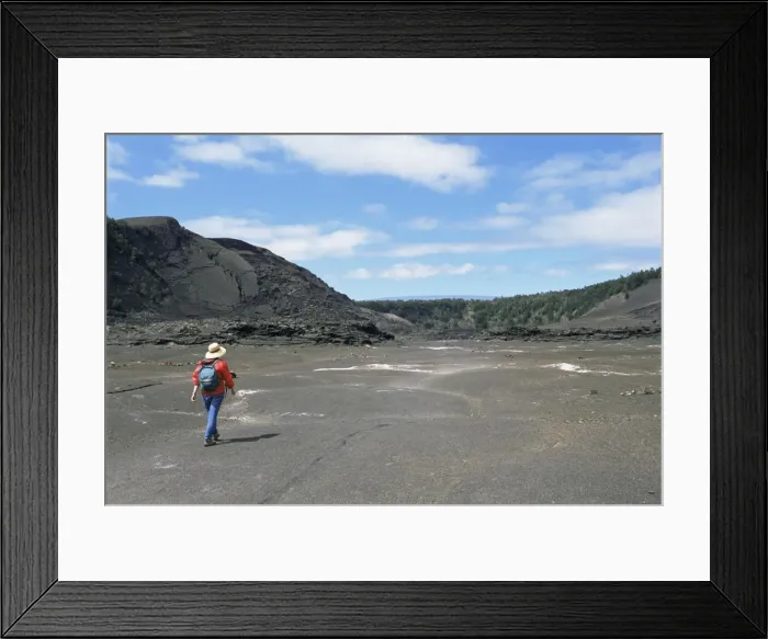 Framed Print : Kilaueau Iki Crater hike Framed Print : Kilaueau Iki Crater hike