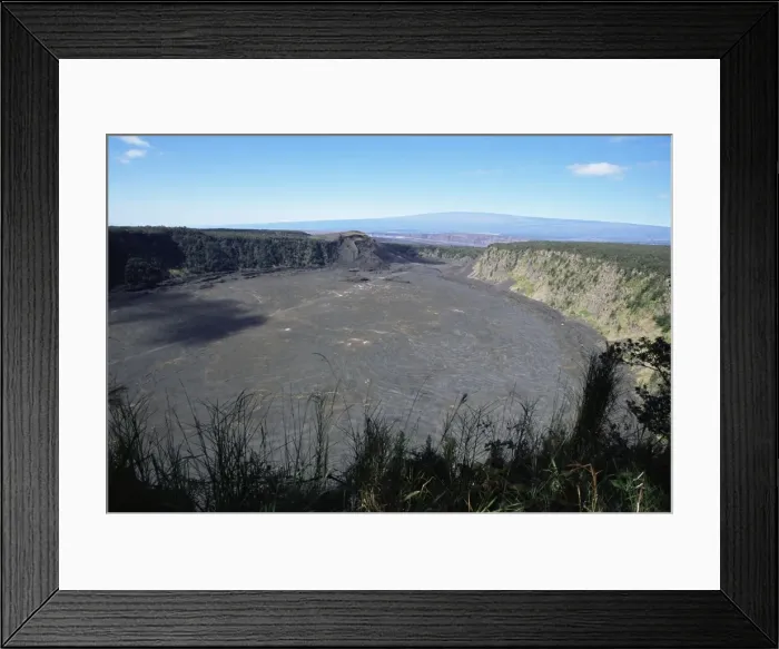 Framed Print : Kilaueau Iki Crater Framed Print : Kilaueau Iki Crater
