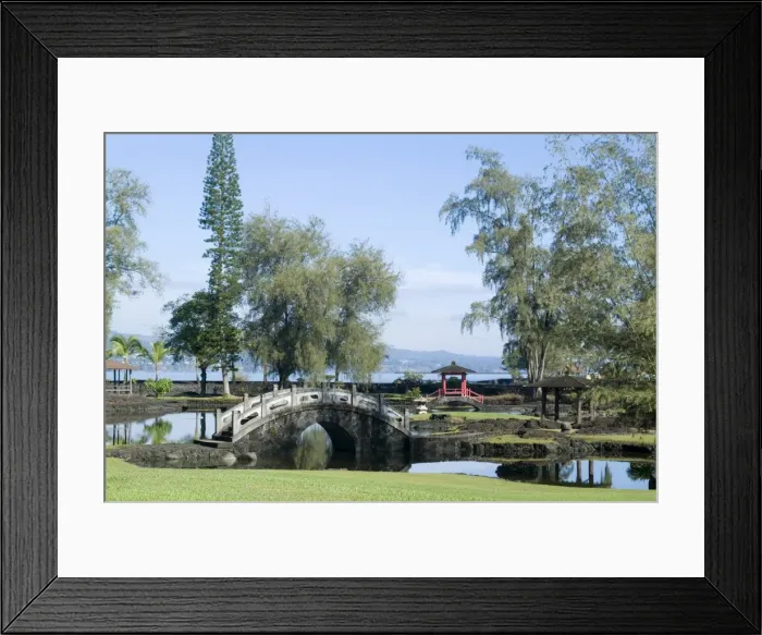 Framed Print : Liliuokalani Gardens Framed Print : Liliuokalani Gardens