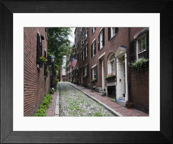 Framed Print : Acorn Street Framed Print : Acorn Street
