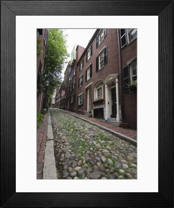 Framed Print : Acorn Street Framed Print : Acorn Street
