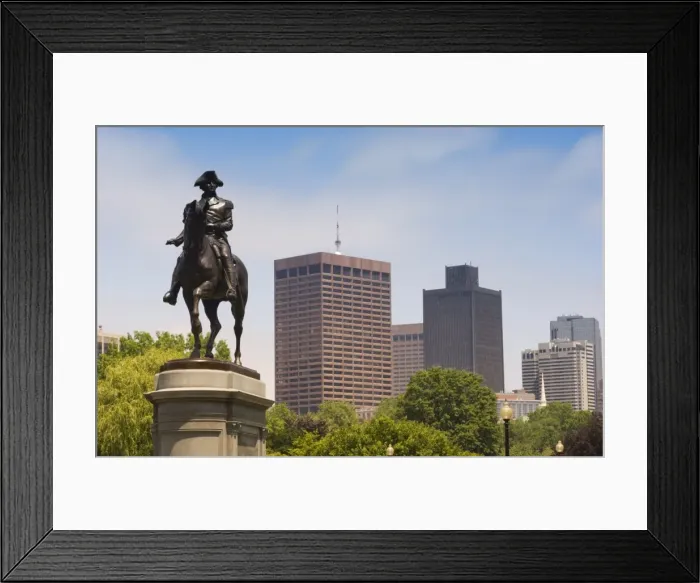 Framed Print : Statue of George Washington Framed Print : Statue of George Washington