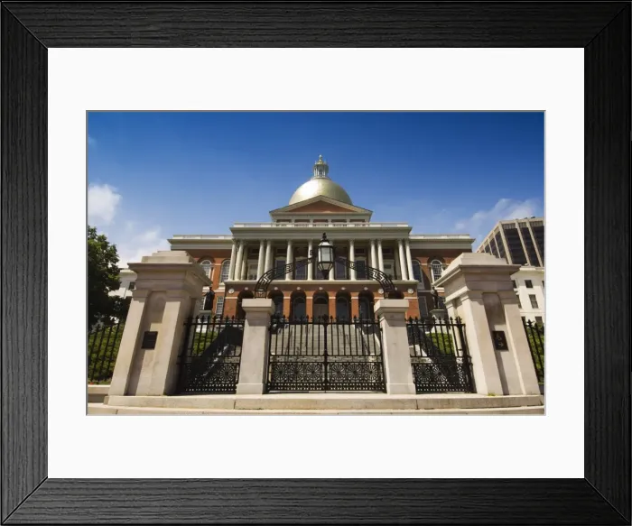 Framed Print : The Massachusetts State House Framed Print : The Massachusetts State House