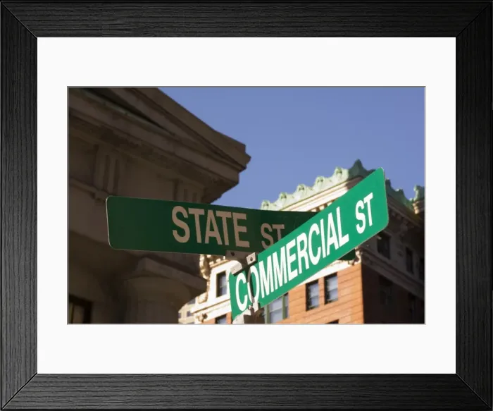 Framed Print : Street signs Framed Print : Street signs