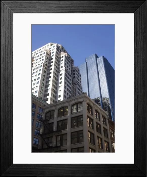 Framed Print : Buildings in the Financial District Framed Print : Buildings in the Financial District