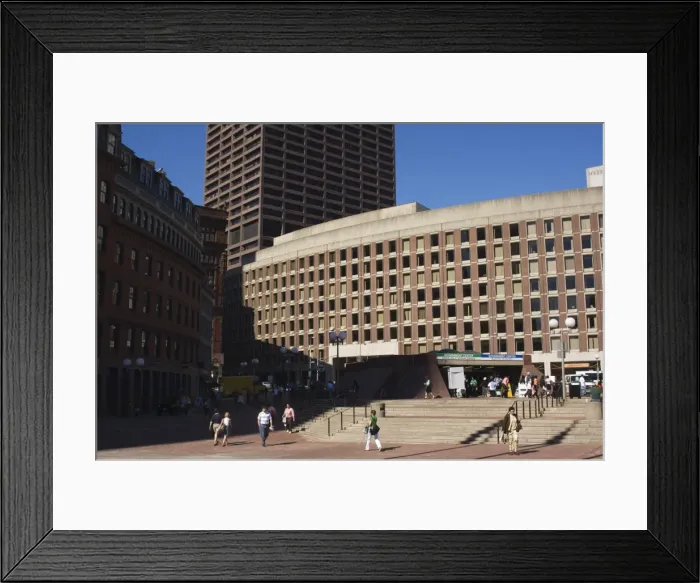 Framed Print : Center Plaza Framed Print : Center Plaza