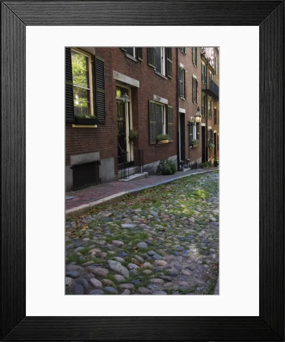 Framed Print : Acorn Street Framed Print : Acorn Street