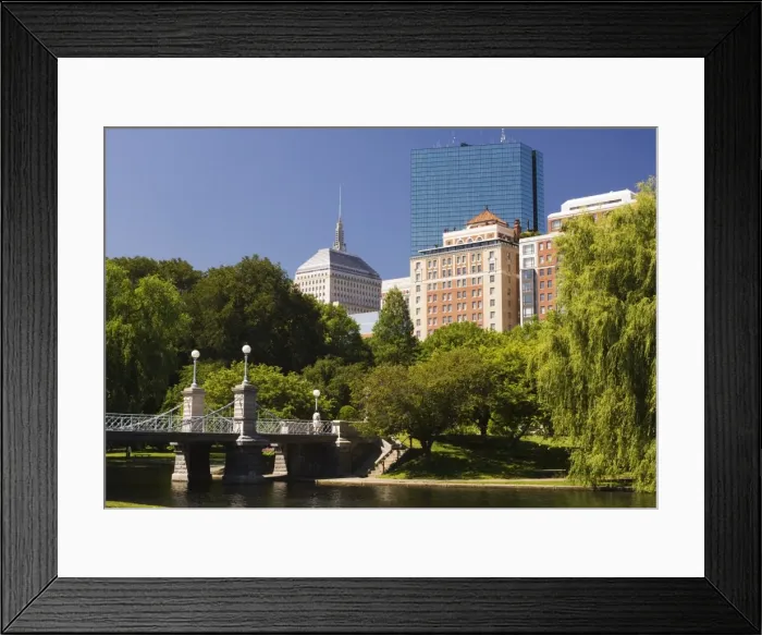 Framed Print : Lagoon Bridge in the Public Garden Framed Print : Lagoon Bridge in the Public Garden
