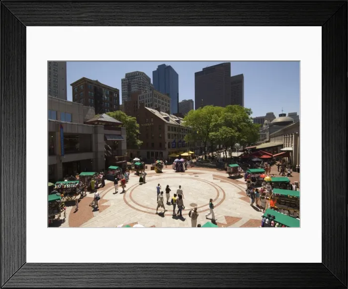 Framed Print : Quincy Market Framed Print : Quincy Market