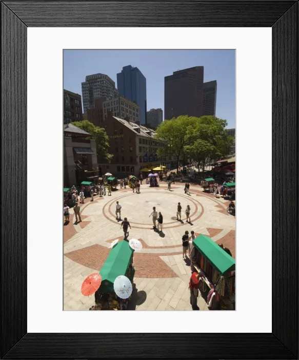 Framed Print : Quincy Market Framed Print : Quincy Market