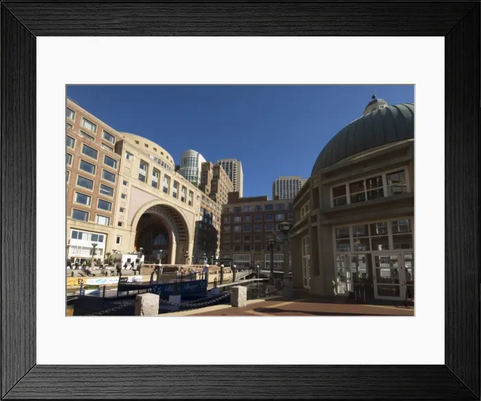 Framed Print : Rowes Wharf by the Waterfront