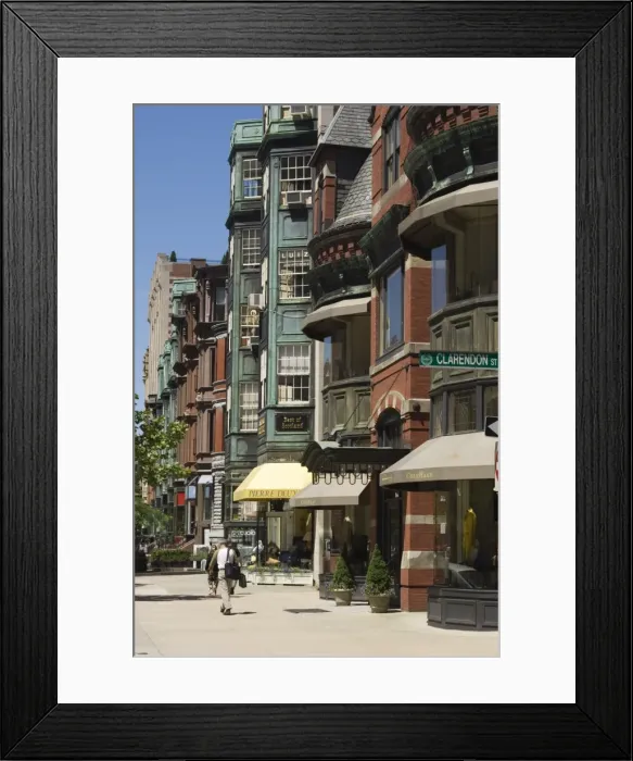Framed Print : Newbury Street Framed Print : Newbury Street