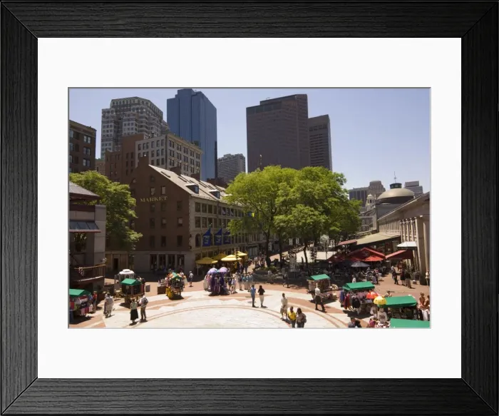 Framed Print : Quincy Market Framed Print : Quincy Market