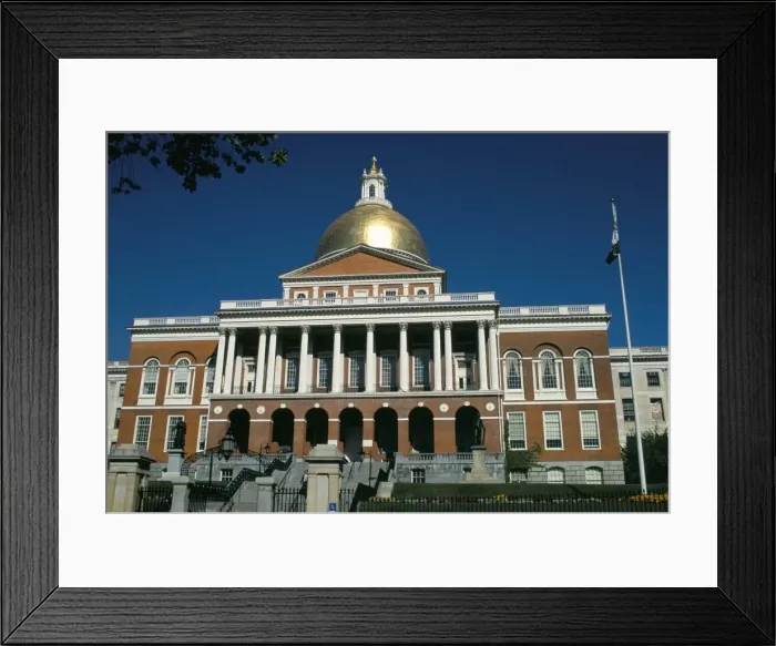 Framed Print : The New State House Framed Print : The New State House
