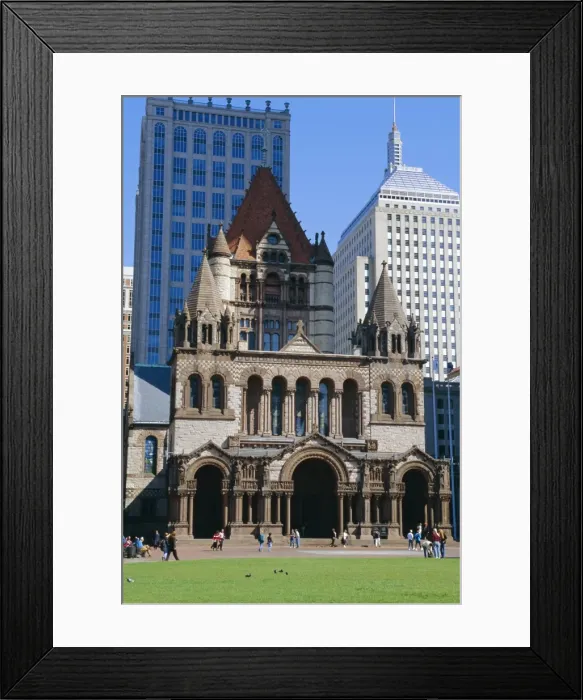 Framed Print : Trinity Church 1877 Framed Print : Trinity Church 1877
