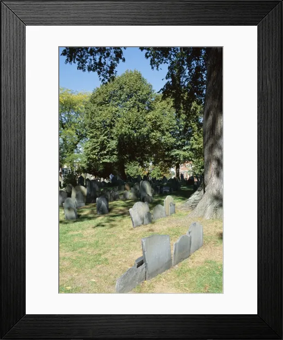 Framed Print : Copps Hill Burial Ground dating from 1660 Framed Print : Copps Hill Burial Ground dating from 1660