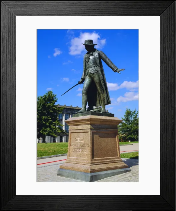 Framed Print : Statue of Col Framed Print : Statue of Col