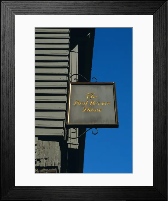 Framed Print : Paul Revere House Framed Print : Paul Revere House