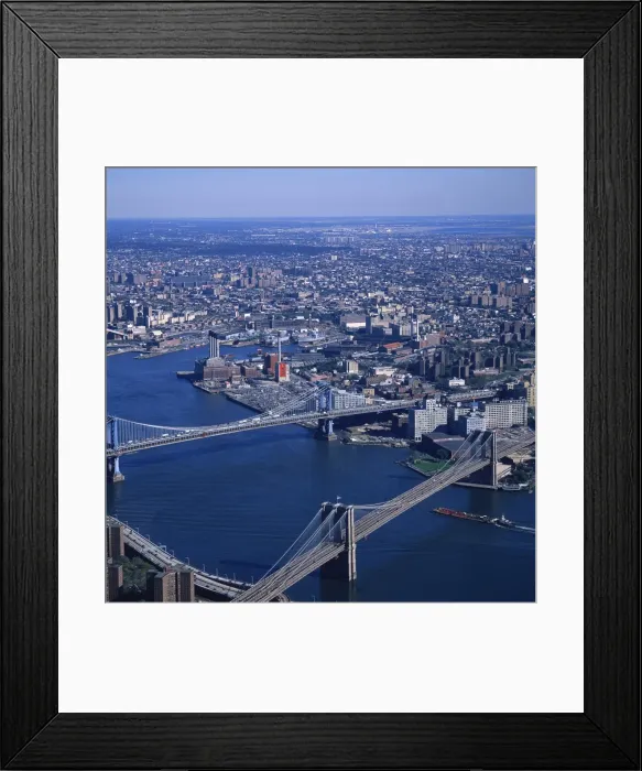 Framed Print : Aerial view taken before 2001 Framed Print : Aerial view taken before 2001