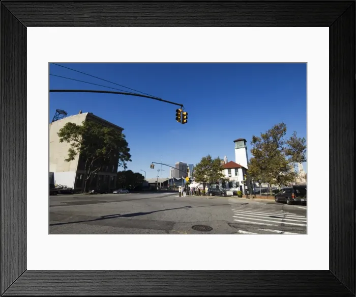 Framed Print : Near the Fulton Ferry Landing