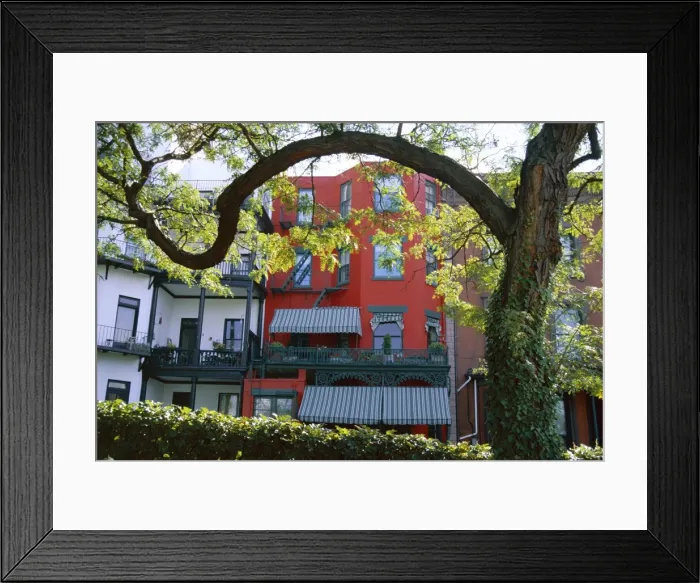 Framed Print : Painted house, Brooklyn, New York, United States of America (U Framed Print : Painted house, Brooklyn, New York, United States of America (U