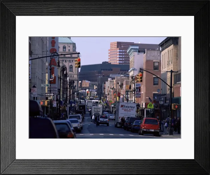 Framed Print : Busy traffic on Smith Street Framed Print : Busy traffic on Smith Street