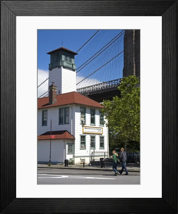 Framed Print : Old Fulton Ferry Building Framed Print : Old Fulton Ferry Building