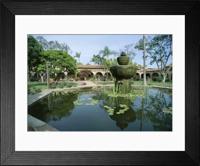 Framed Print : San Juan Capistrano Mission, California, United States of America (U Framed Print : San Juan Capistrano Mission, California, United States of America (U