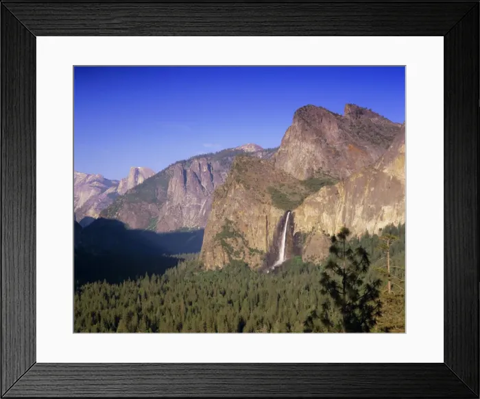 Framed Print : Bridalveil Falls and Yosemite Valley Framed Print : Bridalveil Falls and Yosemite Valley