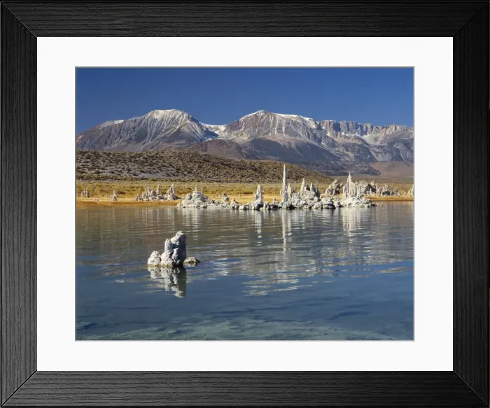 Framed Print : Calcium carbonate tufas Framed Print : Calcium carbonate tufas