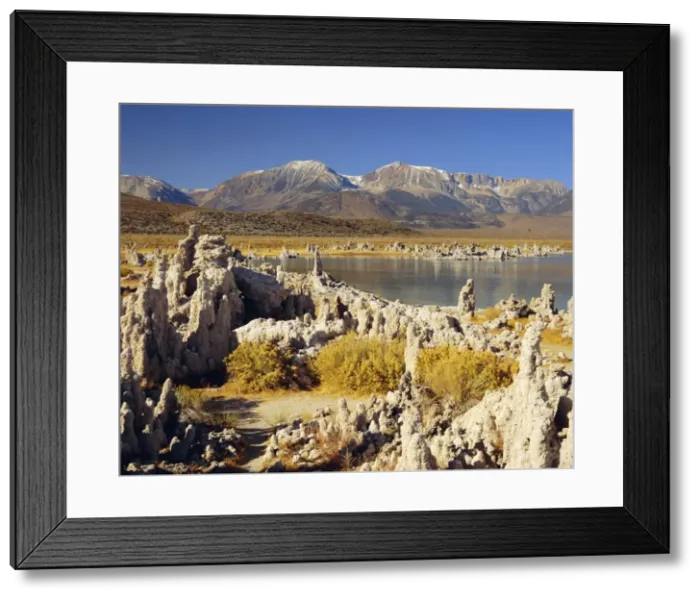 Framed Print : Tufas of calcium carbonate Framed Print : Tufas of calcium carbonate