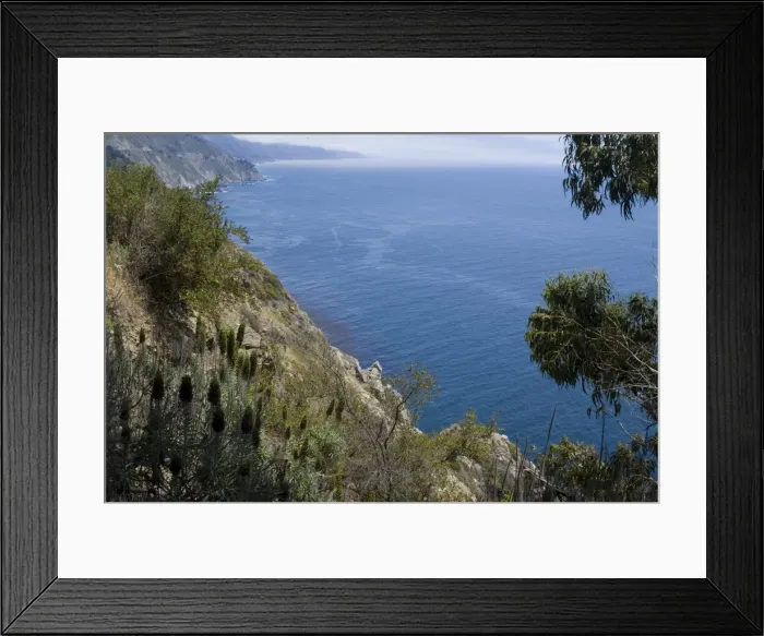 Framed Print : Coastline view Framed Print : Coastline view