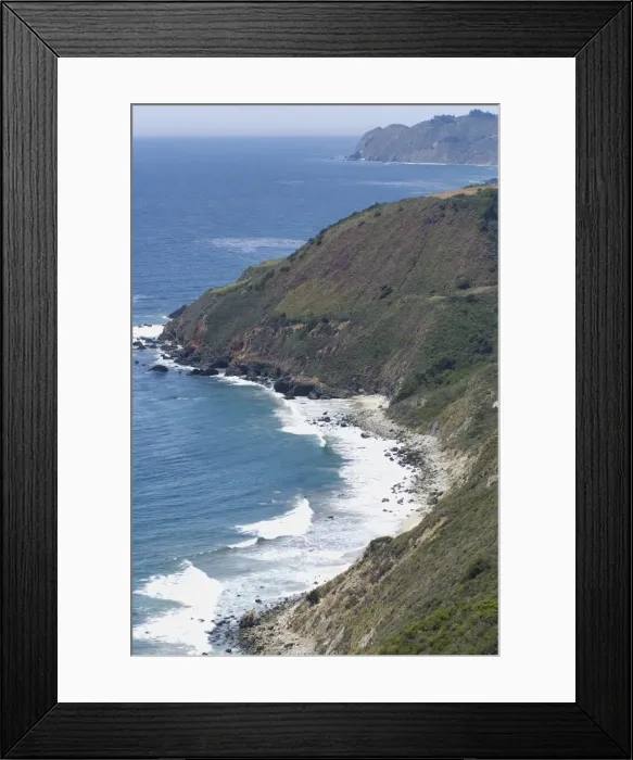 Framed Print : Coastline, Big Sur Framed Print : Coastline, Big Sur