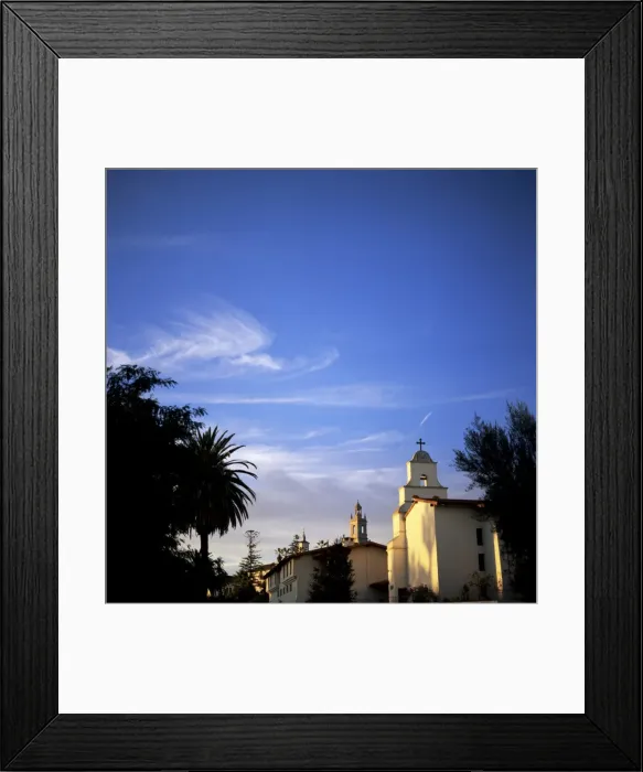 Framed Print : Santa Barbara Mission founded in 1786 Framed Print : Santa Barbara Mission founded in 1786